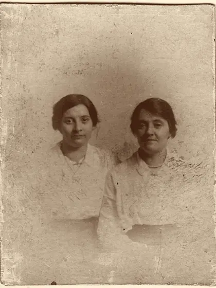 Photographie d’archive d’une famille
